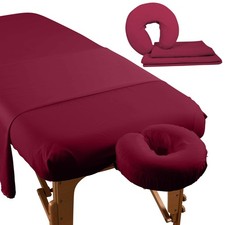 Massage Sheet Set 3 Piece 120 GSM Microfiber - Soft as Silk for Tables