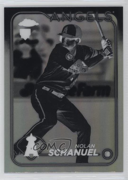 2024 Topps Chrome Negative Refractor Nolan Schanuel #274 Rookie RC v9t