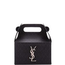 Saint Laurent Take-Away Box Bag Monogram All Over Leather