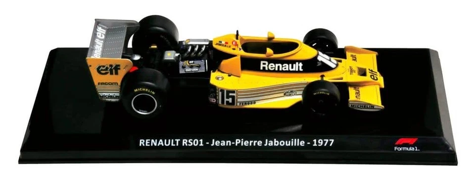 DeAGOSTINI 1/24 Gran Escala Colección F1 #22 Renault RS01 Jean Pierre Jabouille Foto 3 de 3