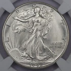 1942 50c Walking Liberty Half Dollar - NGC MS 65