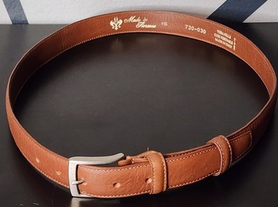 Vera Pelle Firenze Italian Leather Brown Womens Size 33 Cuir Veritable