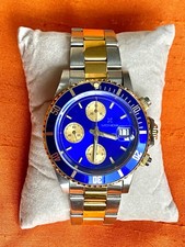 Mondia Submariner Cronografo Automatico Ref. 0118, Valjoux 7750, bicolore