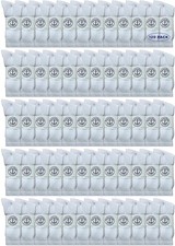 120 PK of Yacht  Smith Men's Wholesale Bulk Cotton Socks, Size 10-13 White 