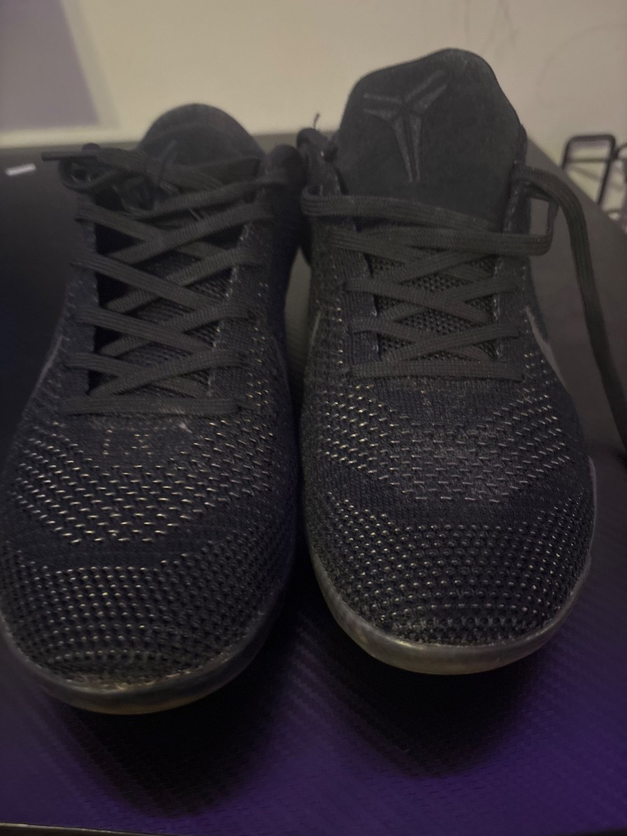 Size 10.5 - Nike Kobe 11 Elite Low Black Space for sale  display picture 2