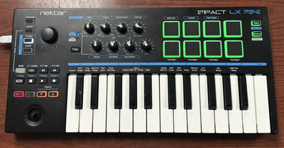 Nektar Impact LX Mini 25 Key Midi Controller