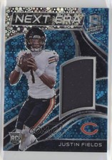 2021 Panini Spectra Next Era Neon Blue Prizm 6/60 Justin Fields #NE-JF 0wa0