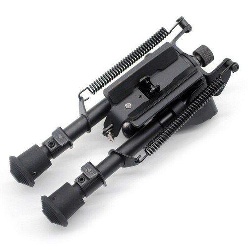 6''-9" Pivot Tilting Rifle Bipod Adjust Spring Return Hunting Sling Swivel Mount - Afbeelding 9 van 20
