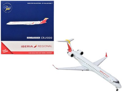Bombardier CRJ1000 Commercial Aircraft ''Iberia Regional'' (EC-MVZ) White with Red