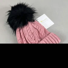 SAMSHIELD Nora Crystal Intarsia Equestrian Beanie Hat Women's Sz One Size Fits A