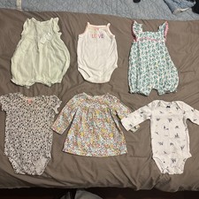 Carter  s Infant Baby  s Girl Bundle Clothing 3 Months Floral And Solid Prints