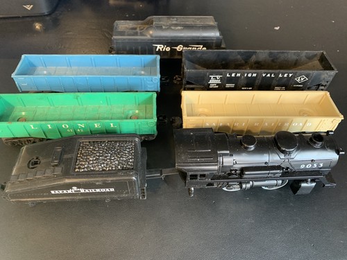 Escala O Lionel Safari Tren Coches Motor Góndolas Río Hecho en EE. UU. Lote de 7 #9053 | Zustand: Used