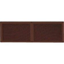 NorWesco 16 In. x 6 In. Brown Galvanized Soffit Ventilator 556147 NorWesco