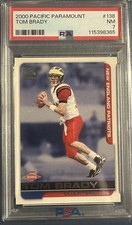 2000 Pacific Paramount Tom Brady Rookie #129 PSA Patriots (RC)