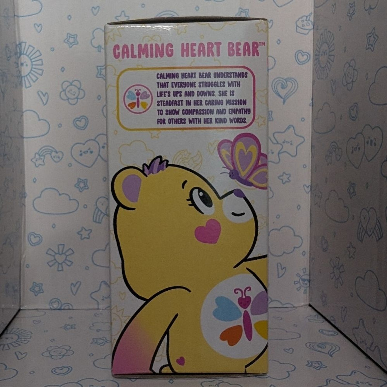 Micro Teenies 3" Care Bears Calming Heart Bear Collectible Plush Mini Figurine