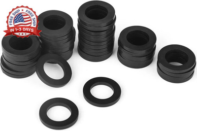 #ad 40 Pcs Garden Hose Washer Hose Gasket Washers Abrasion Resistant Silicone O Ri $6.84