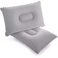 Camping Kissen Klein, Aufblasbares Kissen, 2Er Pack, Reisekissen, Flocken FüR...