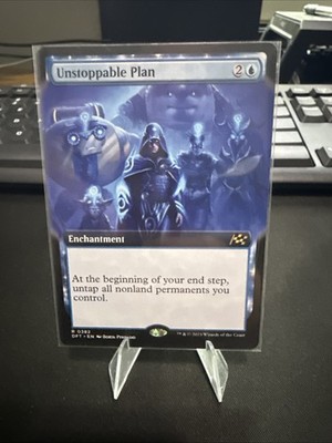 Unstoppable Plan 382 R Extended Art Commander Aetherdrift Near Mint MTG