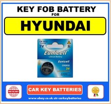 Key Fob Battery Hyundai Santa Fe , Tucson , Veloster Eunicell CR2032