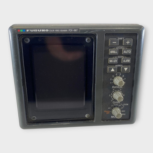 Furuno FCV-667 Color Video Sounder 50/200kHz w/Knobs + Mount/90 Day Warranty!!!