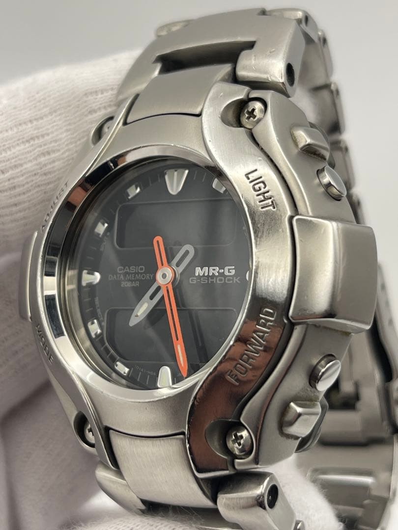 Casio G-Shock MR-G MRG-130-1A Full Metal Black Used Good Condition