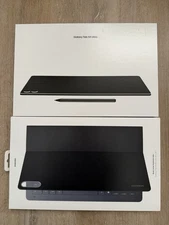 Samsung Galaxy Tab S11 Ultra 512GB Wi-Fi Tablet Gray Book Cover Keyboard Bundle