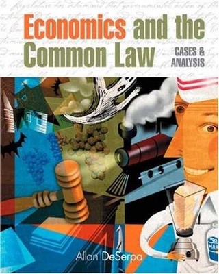 Economics and the Common Law: Cases - Paperback, by DeSerpa Allan - Acceptable