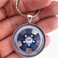 Vintage Cragar Gt 5 Spoke Black And Aluminum Mag Wheel 1.2 Diameter Keychain Vintage Cragar Gt 5 Spoke Black And Aluminum Mag Wheel 1.2 Diameter Keychain