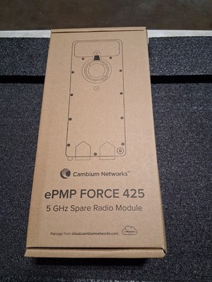 Cambium C058940F102A ePMP 5GHz Force 425 Spare Radio Only FCC    New in box!