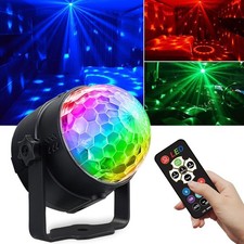 Disco Party Lights Strobe LED DJ Ball Sound Activated Bulb Dance Lamp Decoration