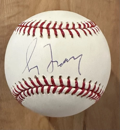 Greg Maddux Signed Auto MLB Baseball Ball (no COA) With Rawlings Cube *two Spots