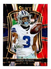 George Pickens 2025 Panini Select Premier Level #197 Black & Red Shock Prizm
