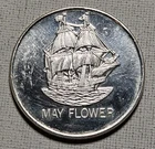 Vintage Golden State Mint Mayflower Old Reverse GSM 1oz .999 Fine Silver Round
