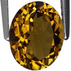 1.72 Ct IGI Certified Natural Tourmaline Gemstone Yellow Brown Color Oval Cut — photo 3