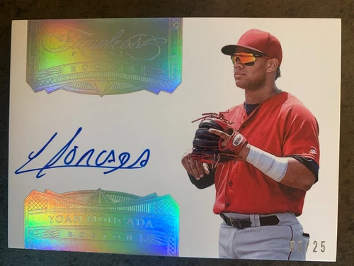 2017 Flawless YOAN MONCADA Silver Auto Rookie Autograph 03/25