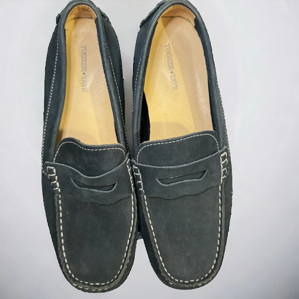 Mocasines Tucker + Tate Azul Marino Gamuza Mocasines UE Talla 38 (EE. UU. Talla 6 Hombres 7.5 Mujeres Foto 2 de 4