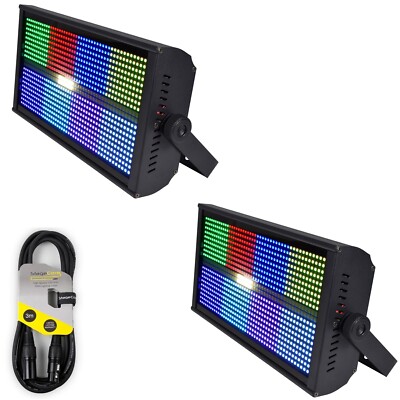 2 x Citronic SpectraBox 240W LED Colour Blinder Strobe LED Effektlicht
