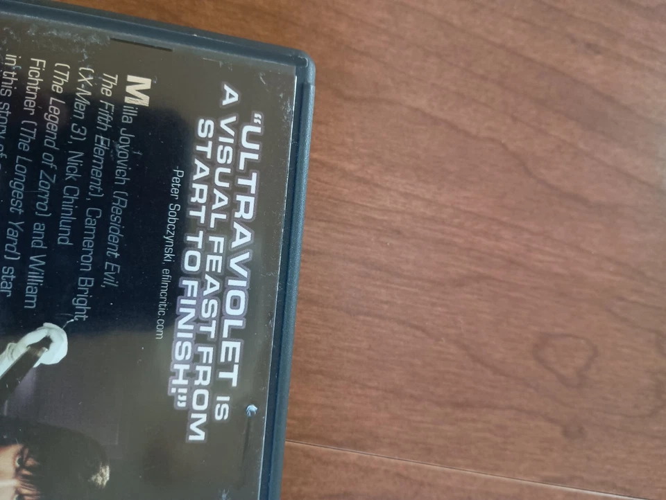 Ultraviolet Milla Jovovich Unrated Extended Cut DVD — 第 3/4 张图片