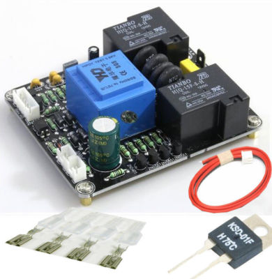 Class A Amplifier Power Soft-start Delay Temperature Protection board 220V