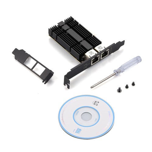 2 RJ45 Port For Intel I226 chip 2.5Gbps PCI-E X1 X4 X8 Ethernet Network Adapter - Picture 9 of 12