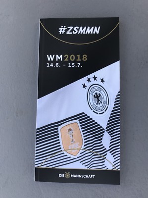 Programm Fan Guide DFB Deutschland WM 2018 Russland