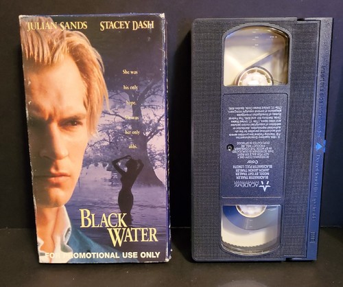 BLACK WATER VHS Tape 1994 Thriller Julian Sands Stacey Dash RARE PROMO COPY - Picture 2 of 5