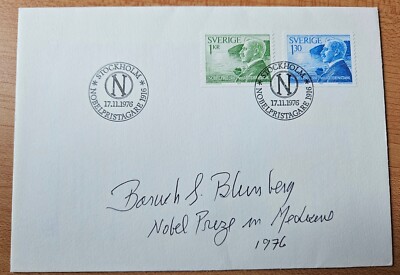 Baruch S. Blumberg original Autogramm Autograph Nobelpreis Medizin AG1611