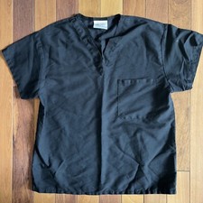 Jasco uniform size medium black short sleeve scrub top