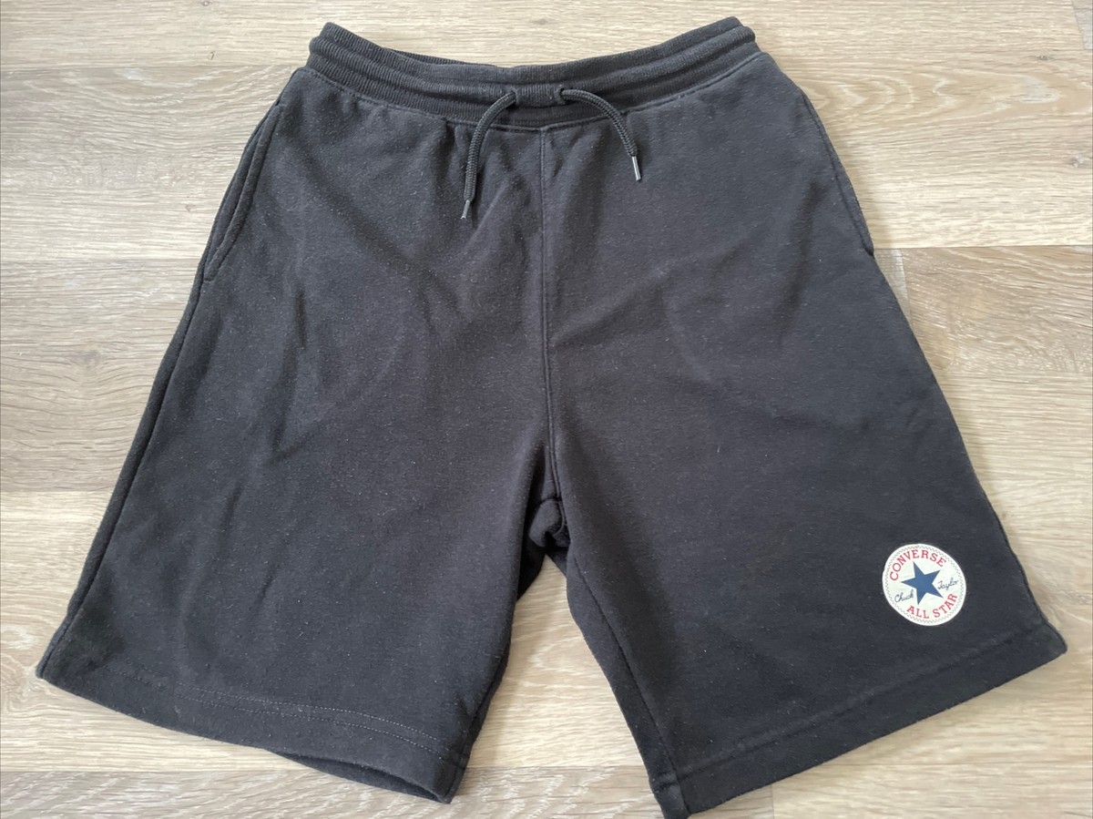 Boys Converse Logo Shorts Age 12-13 Years Black UK