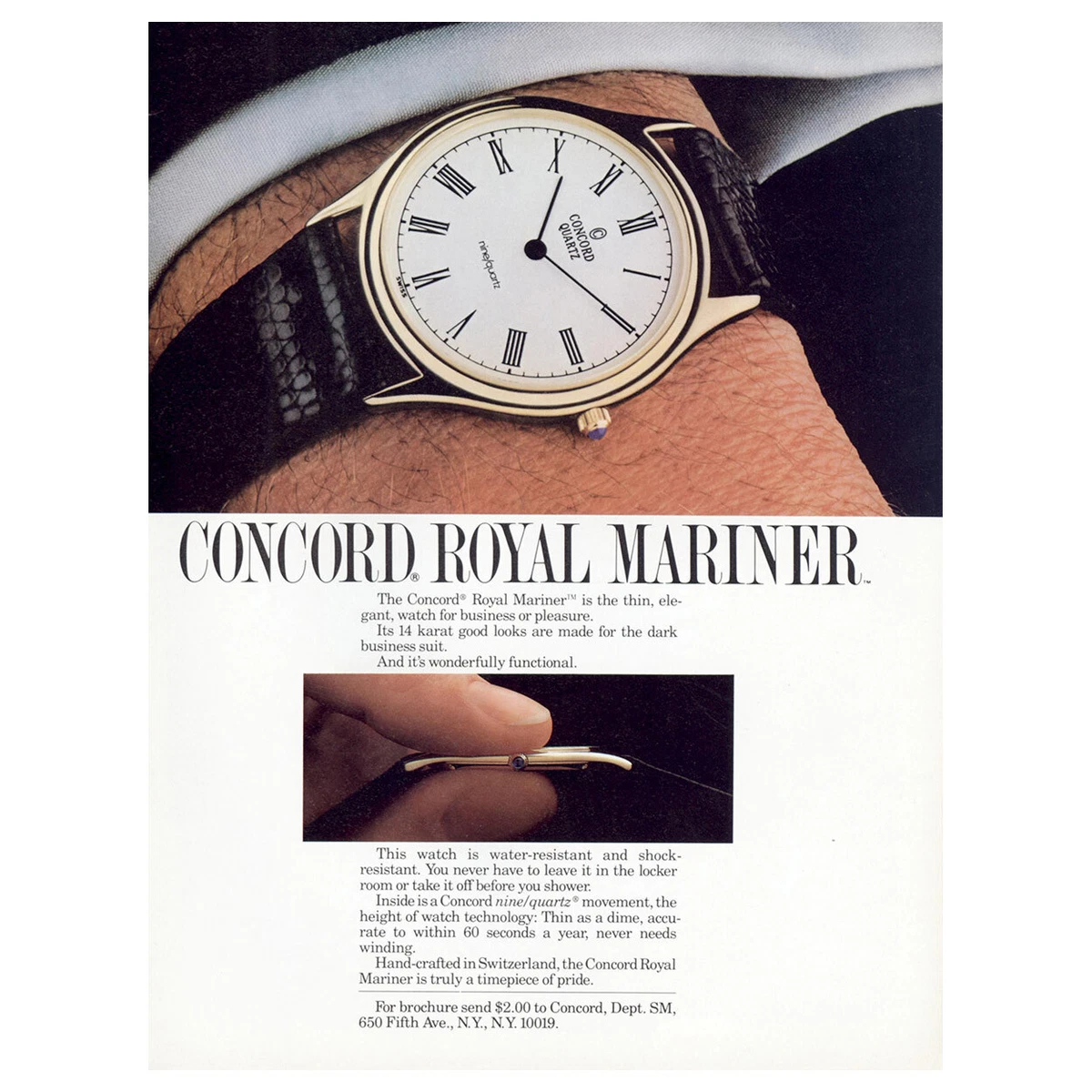 Mariner watches ad new arrivals