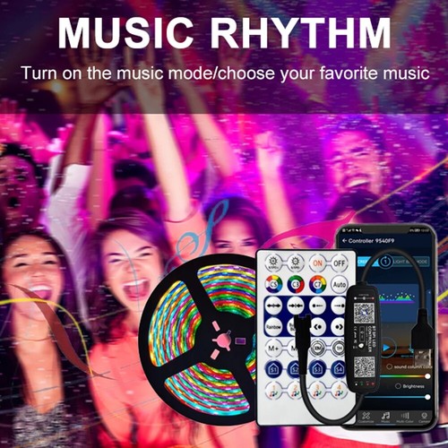 WS2812B WS2811 LED Strip RF Bluetooth-compatible Music Controller 28key Remote - Picture 10 of 14