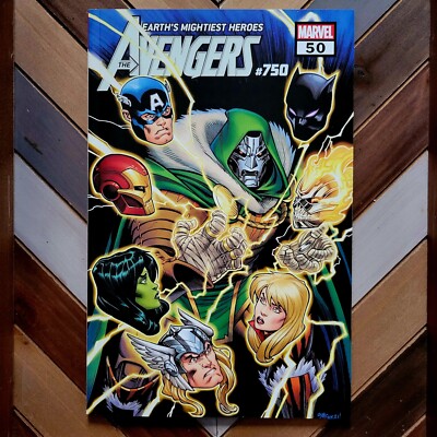 AVENGERS #50 NM (Marvel 2021) DOOM SUPREME & Masters of Evil, cameo GHOST RONIN!