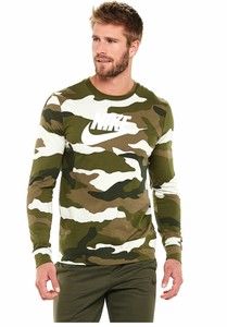 nike camo long sleeve shirt