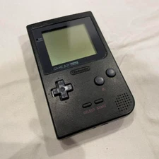 Nintendo GAMEBOY Pocket Console MGB-001 [Black] Tested Working Japan